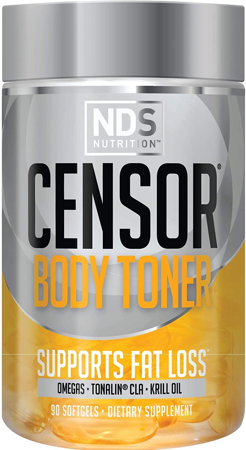 Censor NDS Nutrition Fat Loss and Body Toner with CLA, Fish Oil, Safflower and Omega 3-6-9 Blend CensorUS supplements