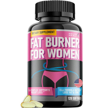 Helix Heal Belly Fat Burner for Women - Lose Stomach Fat w/Softgel Diet Pills Helix HealUS supplements