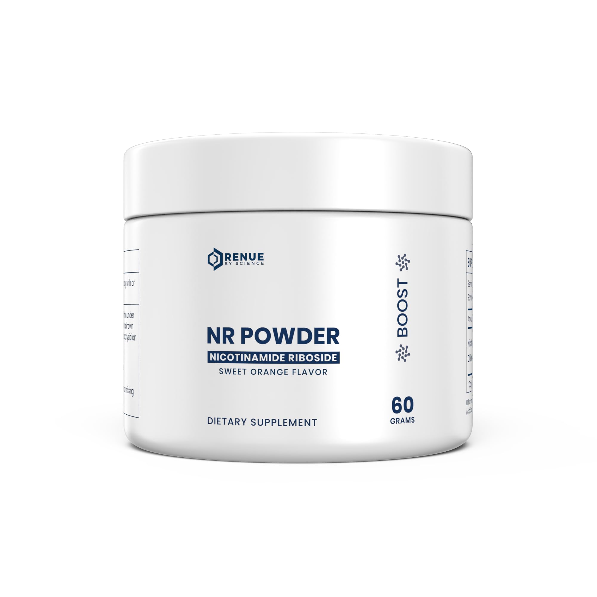 Renue By Science Nicotinamide Riboside | 1000mg Nicotinamide Powder - High Strength NR NAD Powder Sublingual Citrus Burst Flavor | Manufactured in The USA & Third-Party Tested | 60 Servings Renue By ScienceUS supplements