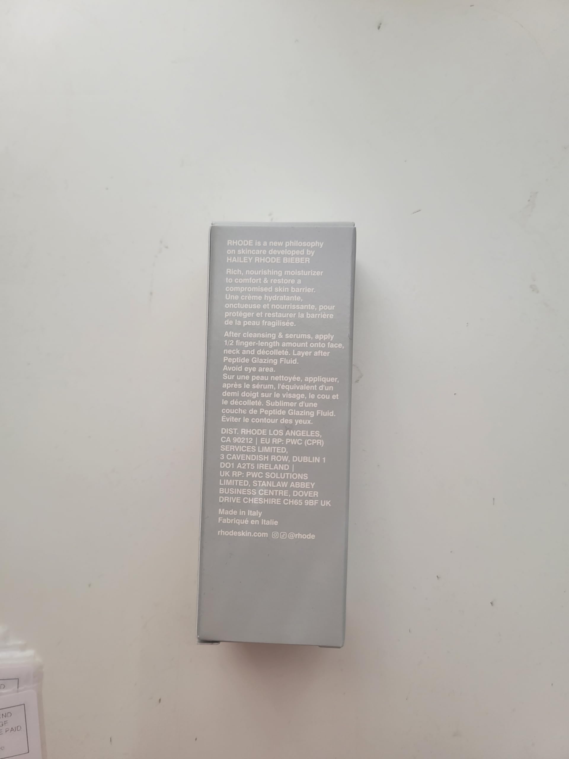Rhode by Hailey Bieber Barrier Restore Cream 50ml/ 1.7oz., White RhodeAu supplements