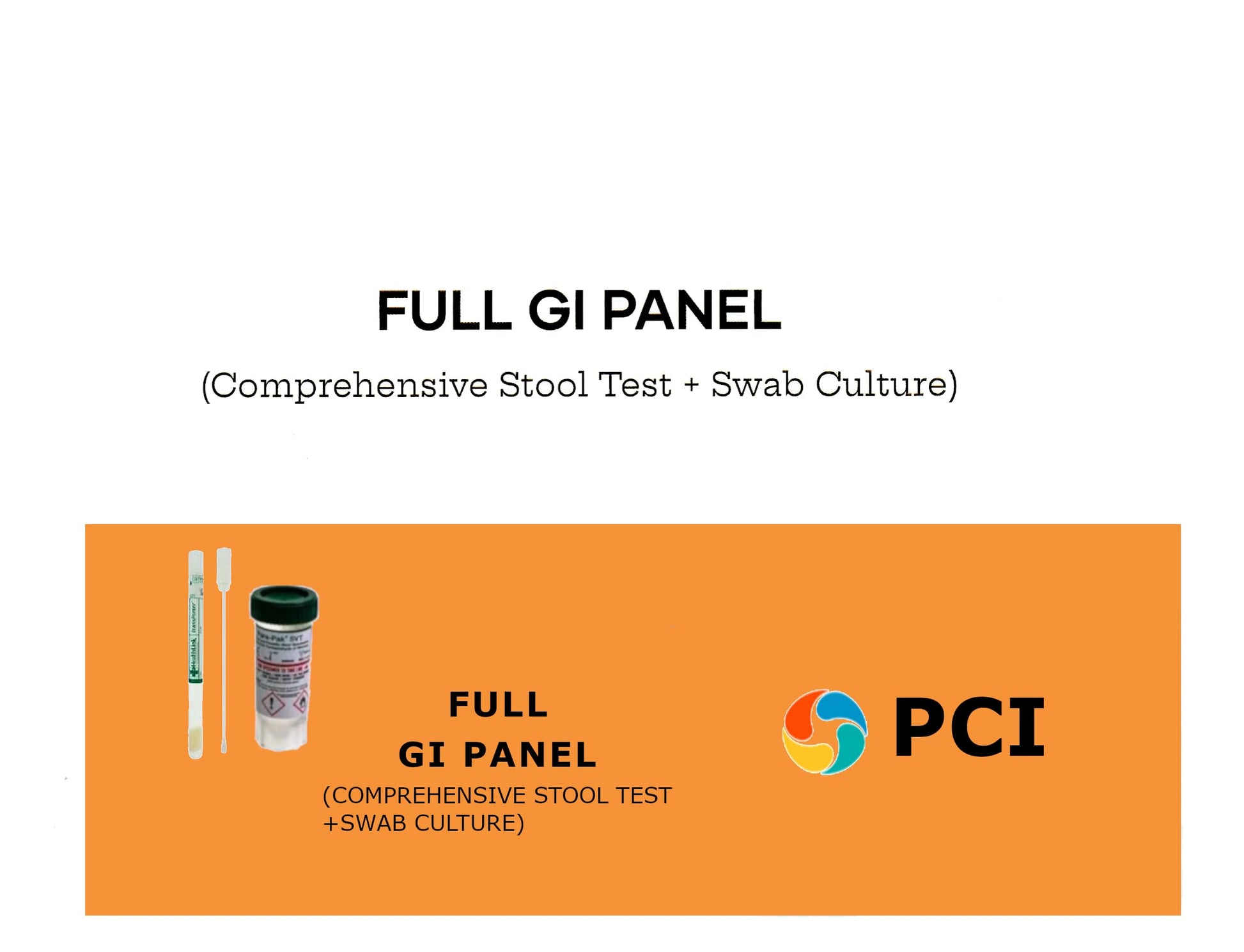 Comprehensive GI Health Panel - Full Gut Microbiome & unwanted Organisms Screening PCIAu supplements