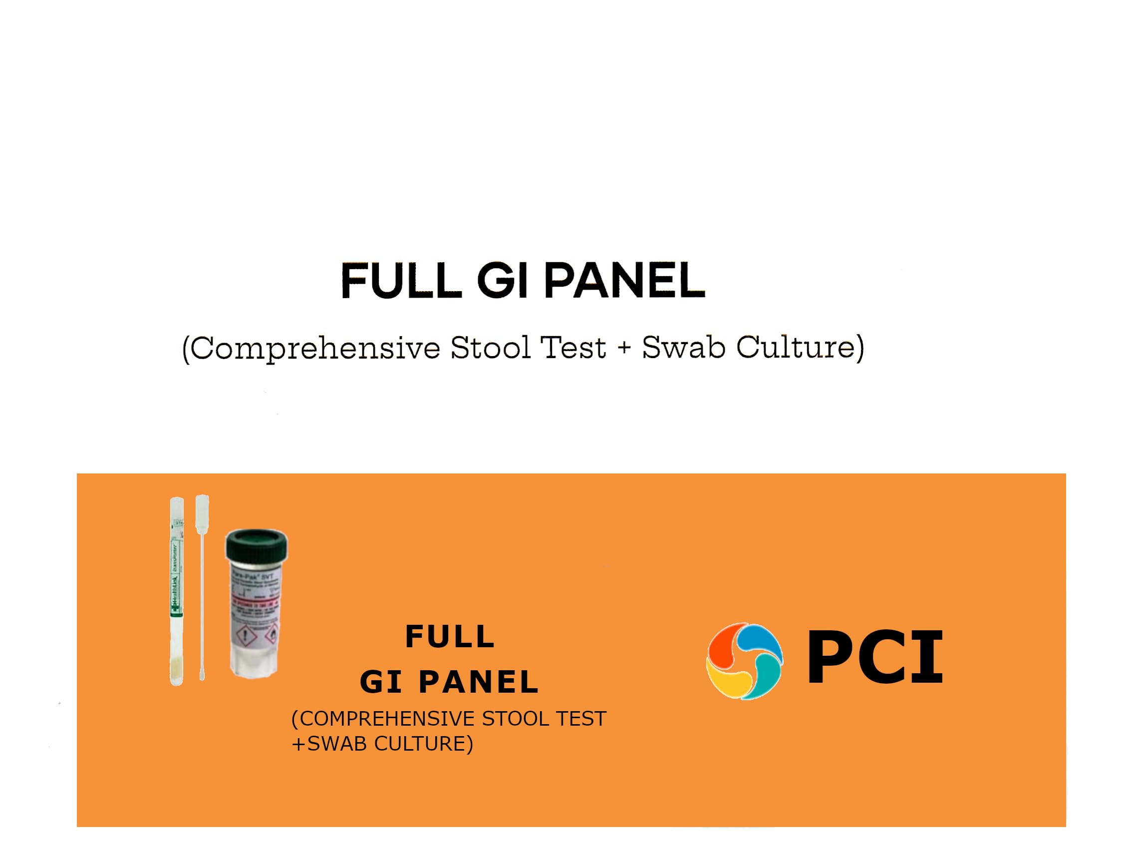 Comprehensive GI Health Panel - Full Gut Microbiome & unwanted Organisms Screening PCIAu supplements
