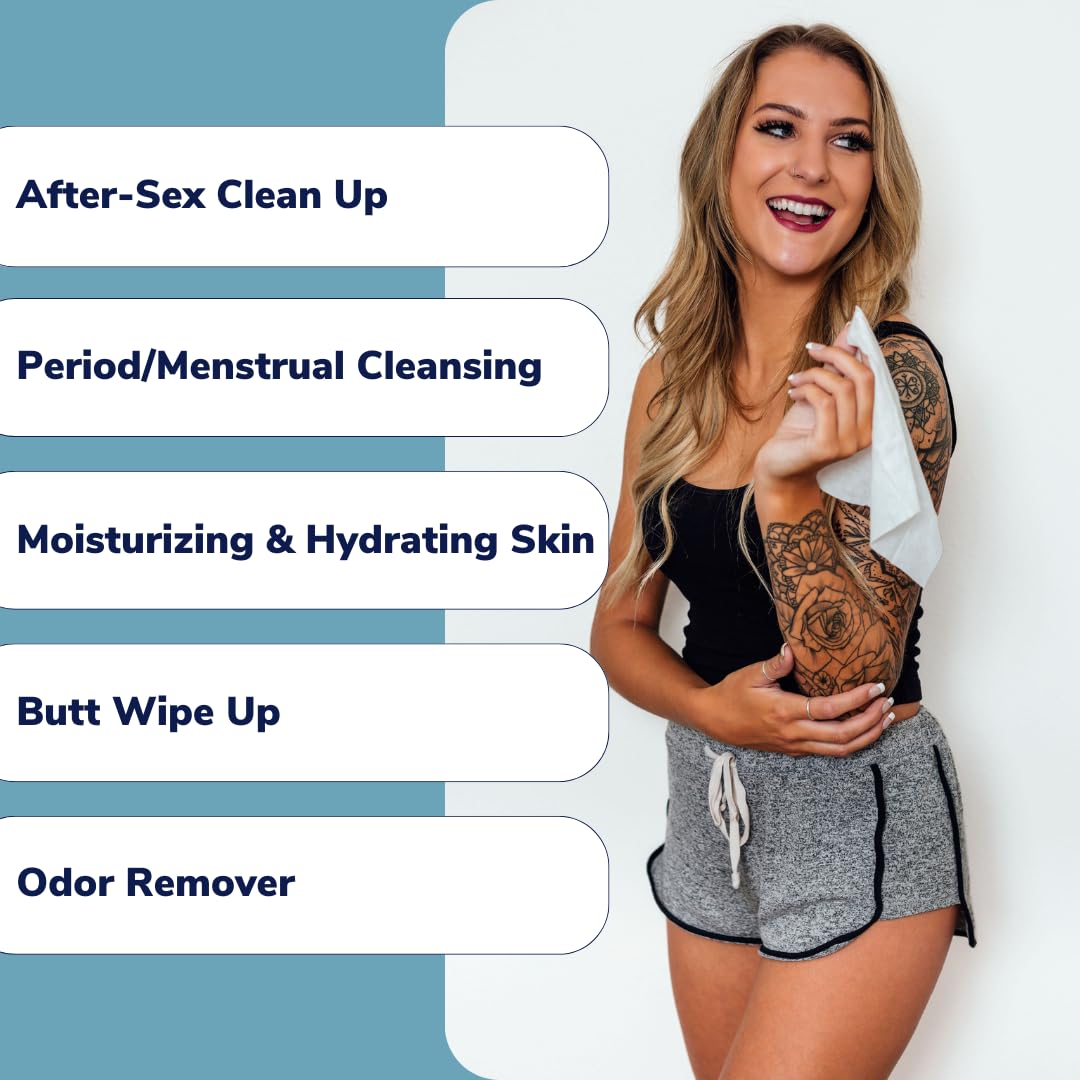 Royal Intimate Cleansing Feminine Wipes for Vaginal Hygiene, Personal Cleansing, Period Care RoyalAu supplements