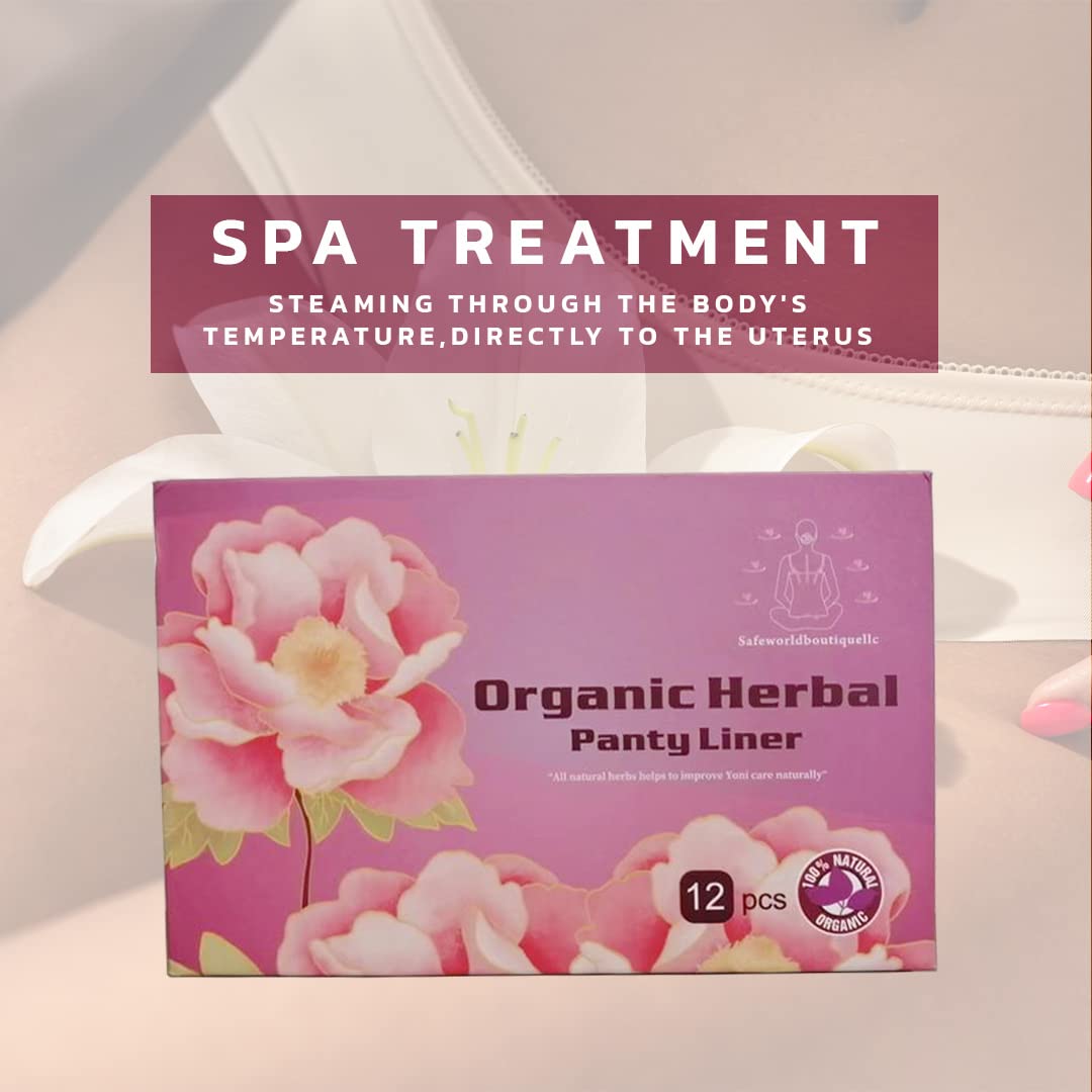 Premium Natural Organic Herbal Cotton Panty Liners for Women - Unscented, Thin, Cruelty-Free Organic Herbal Panty LinerAu supplements