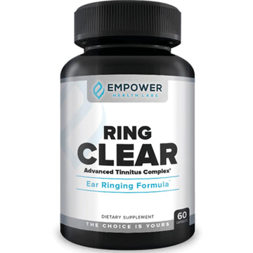 Empower Health Labs Ring Clear All-Natural Ear Buzz Relief Formula for Lasting Relief from Incessant Ear Buzzing - 30-Day Supply Empower Health LabsAu supplements