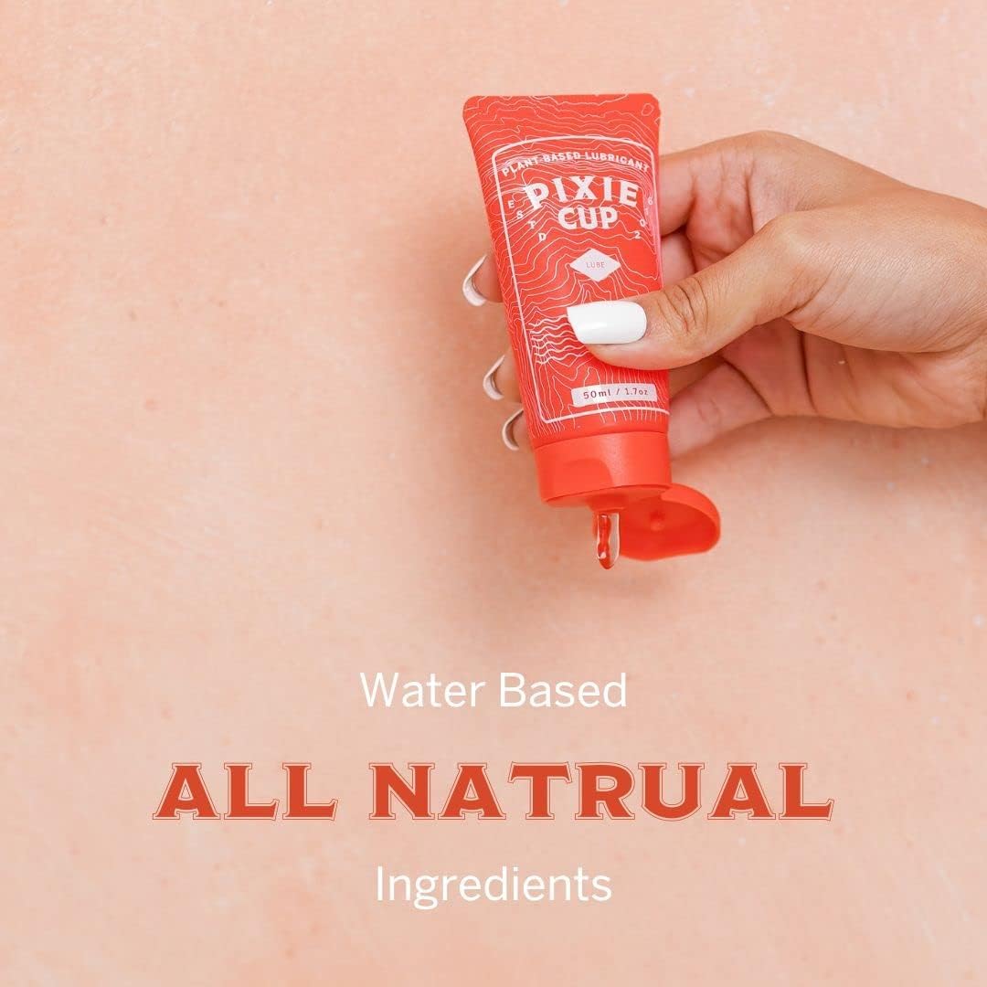 Pixie Menstrual Cup Lube - Make it Easy to Insert Your Period Cups - All Natural Water Based Lubricant Pixie CupAu supplements
