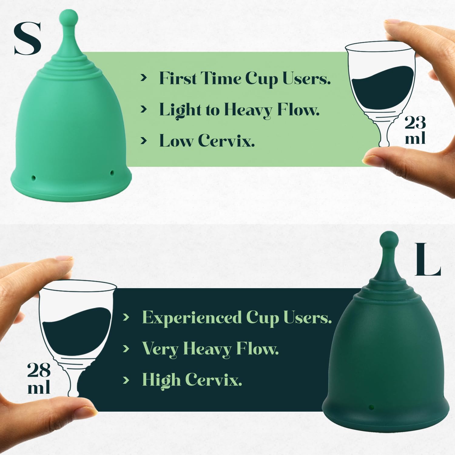 SHORDY Menstrual Cup and Steamer Sterilizer for Beginners Kit Set of 2 Period Cups (Small & Large) SHORDYAu supplements