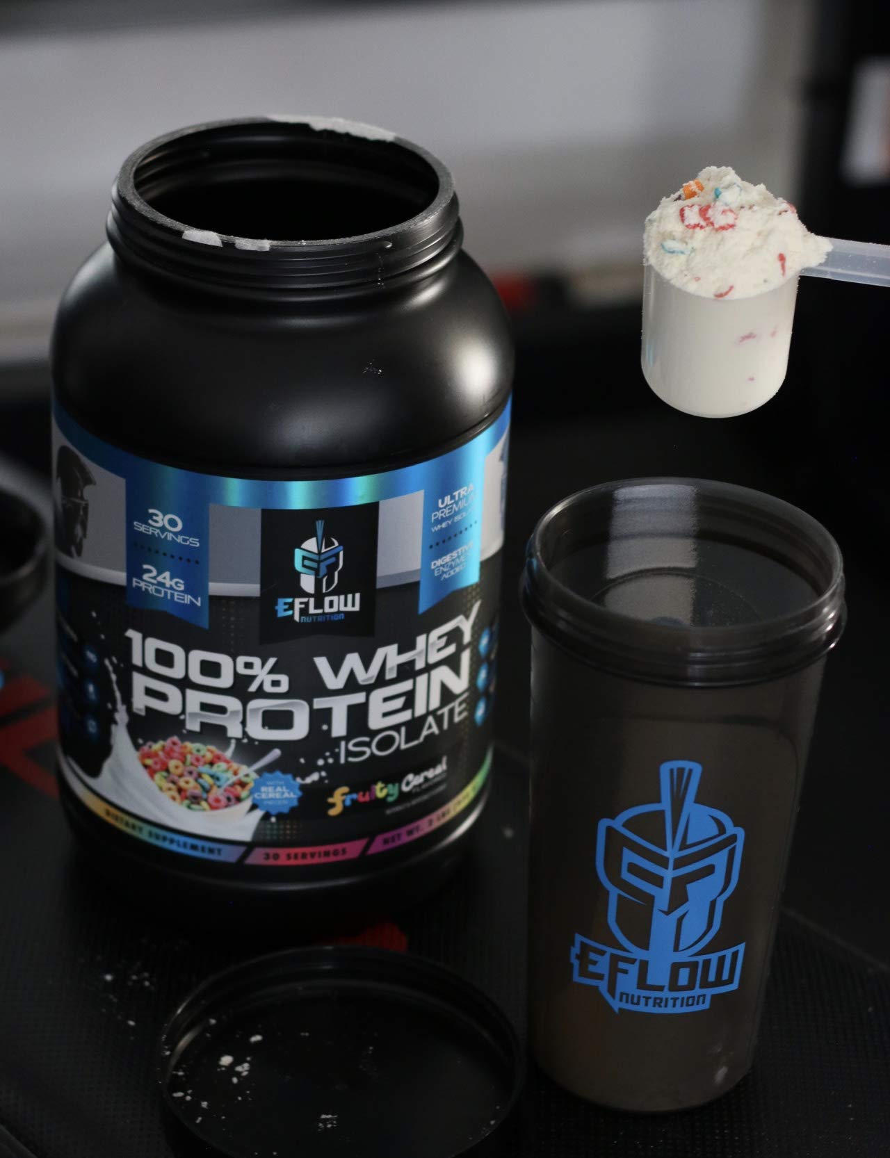 eFlow Nutrition 100% Whey Protein Isolate - Gluten & Lactose-Free Digestive Enzymes eFlow NutritionUS supplements