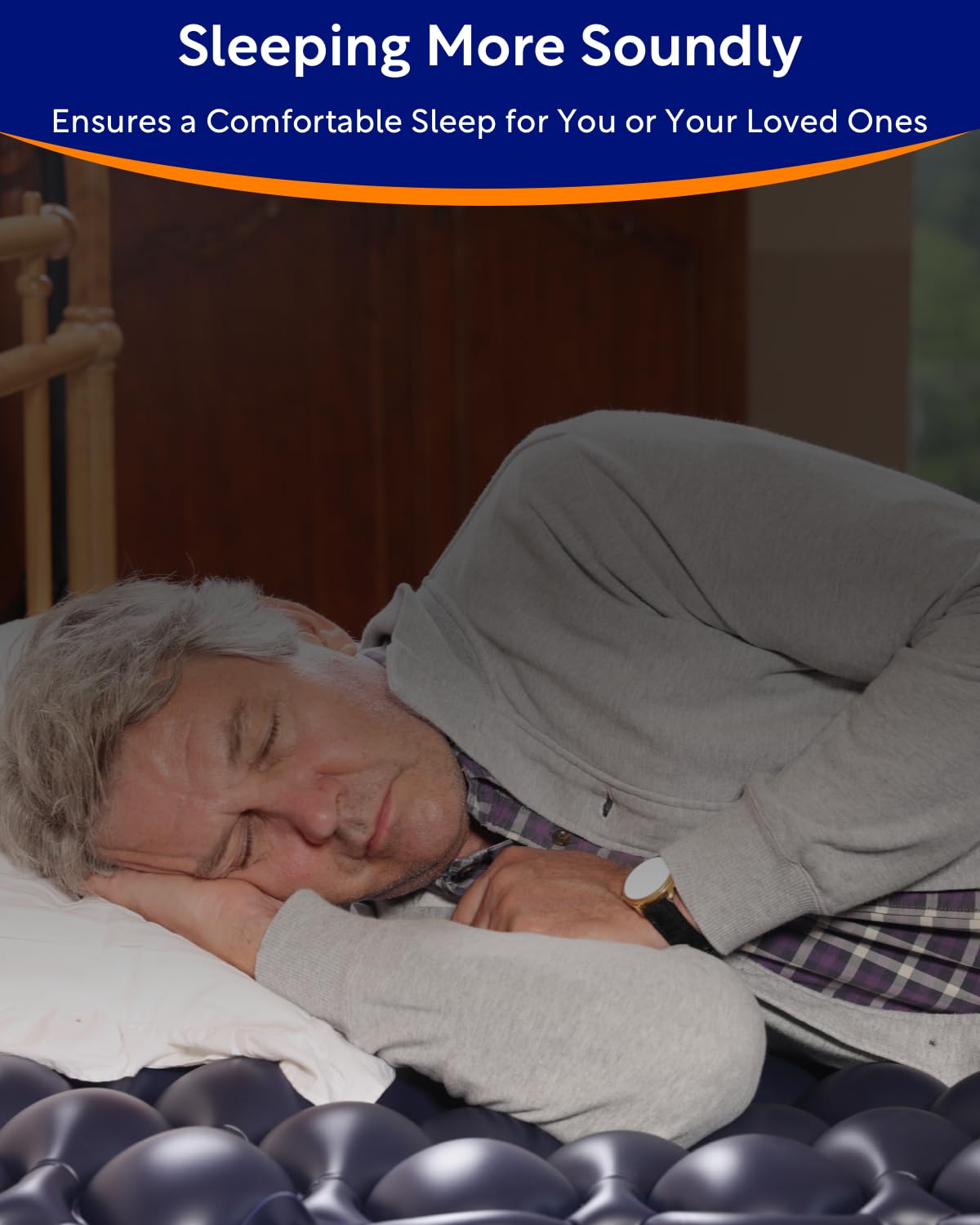VOCIC Alternating Air Pressure Mattress Pad-with Micro Air Holes & Sleep Mode-Bed Sore VOCICUS supplements
