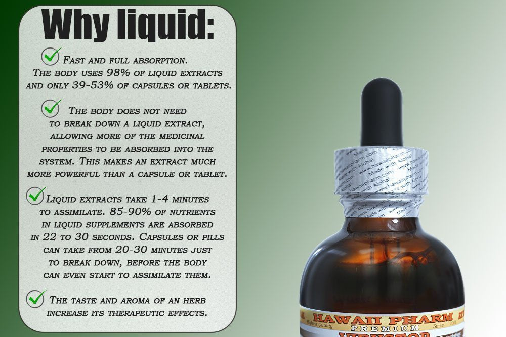 Wild Yam Liquid Extract, Wild Yam (Dioscorea Villosa) Tincture 2x2 oz HawaiiPharmAu supplements