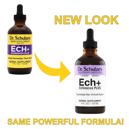 Dr. Schulze's Echinacea Plus | Echinacea Root and Seed | All Organic Extract | Gluten-Free Dr. Schulze'sUS supplements