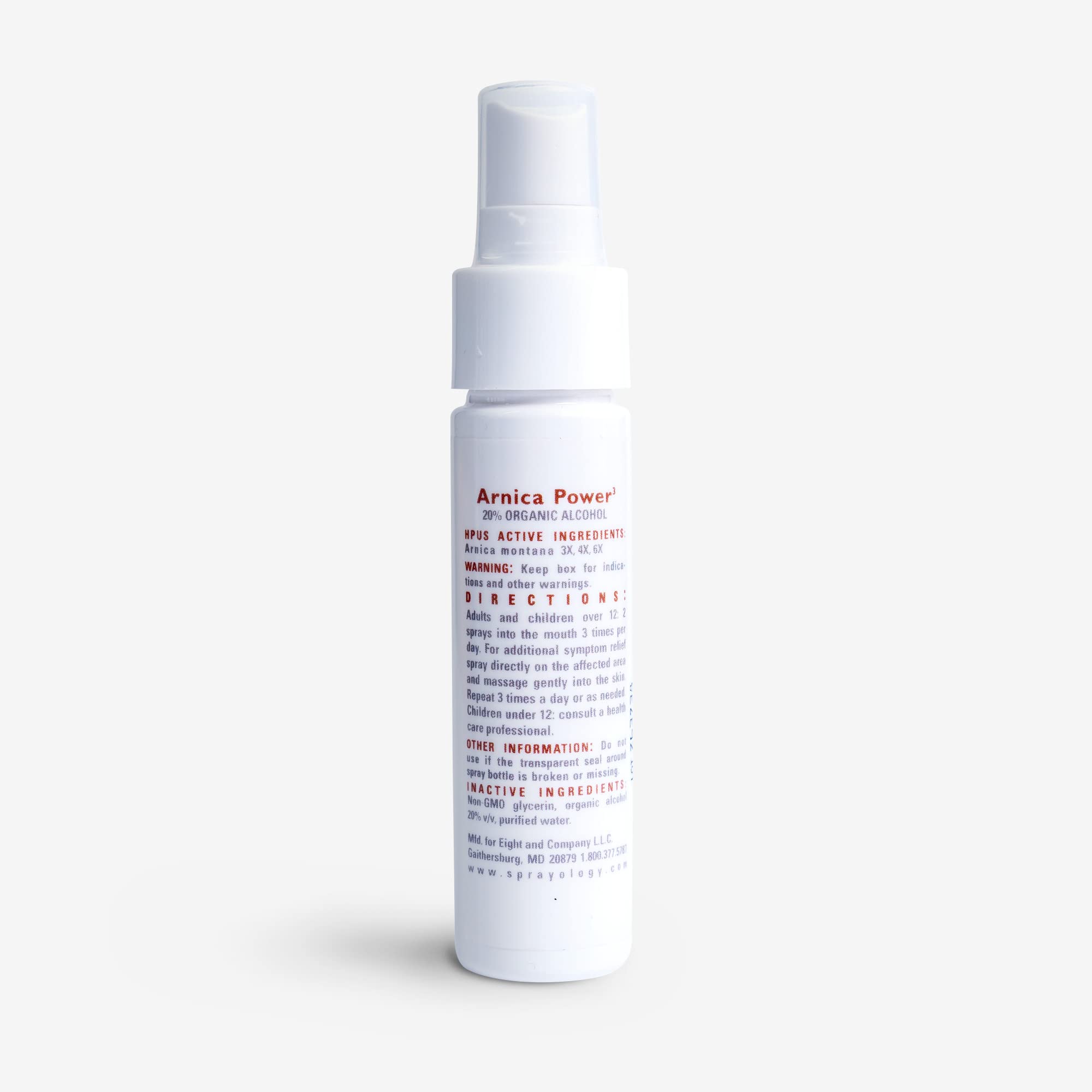 Sprayology Arnica Power - Homeopathic Oral Spray to Alleviate Muscle and Joint Discomfort | Vegan | Gluten-Free | All Natural | Lactose Free | Vegan | 30 Day Supply (1.38 fl oz) SprayologyAu supplements