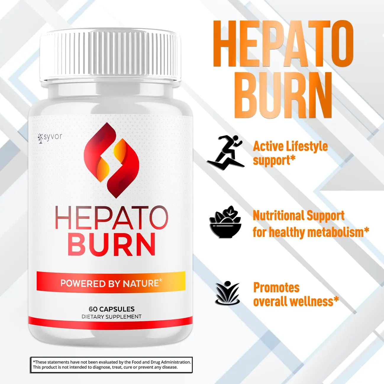 (2 Pack) Hepato Burn Capsules, Official Hepato Burn Pills with All Natural Premium Ingredients, Hepatoburn Energy and Fitness Vitamin Supplement, Hepatoburn Lifestyle Powered by Nature (120 Capsules) SyvorAu supplements