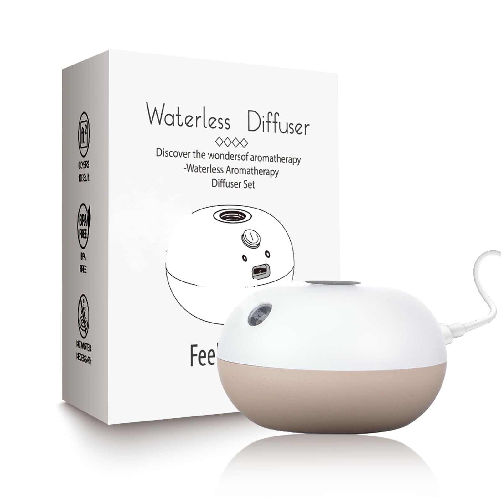 Waterless Essential Oil Diffuser - Use a USB-c Plug-in Essential Oils Diffuser - 2 Mist Modes WECONAAu supplements