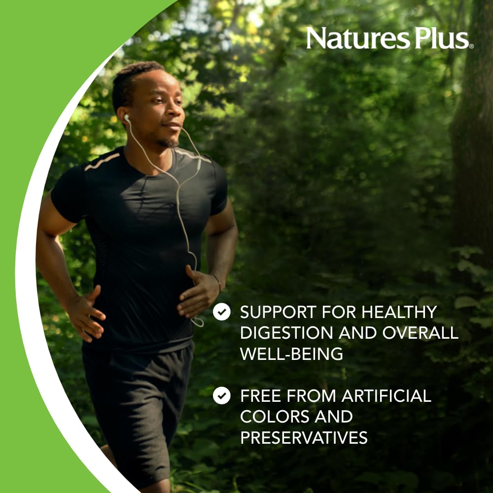 NaturesPlus Papaya Enzyme - 180 Chewable Tablets - Digestive Aid Supplement with Amylase & Protease - Helps Reduce Gas, Bloating, Stomach Upset & Discomfort - Vegan, Gluten Free - 180 Servings NaturesPlusAu supplements