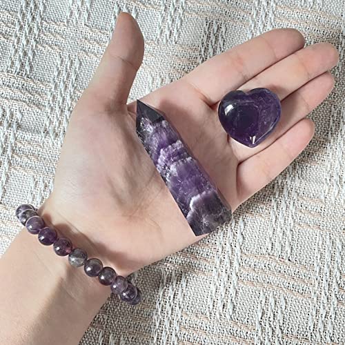 Goplemo Crystals and Healing Stones Gift Set, Amethyst Healing Crystals Set for Reiki Meditation GoplemoAu supplements