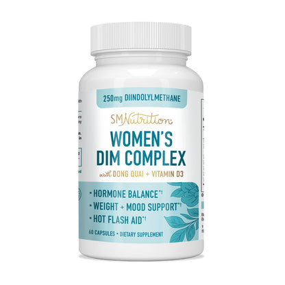 DIM Supplement 250 mg | Estrogen Balance for Women | Hormone Menopause Relief SMNutritionUS supplements