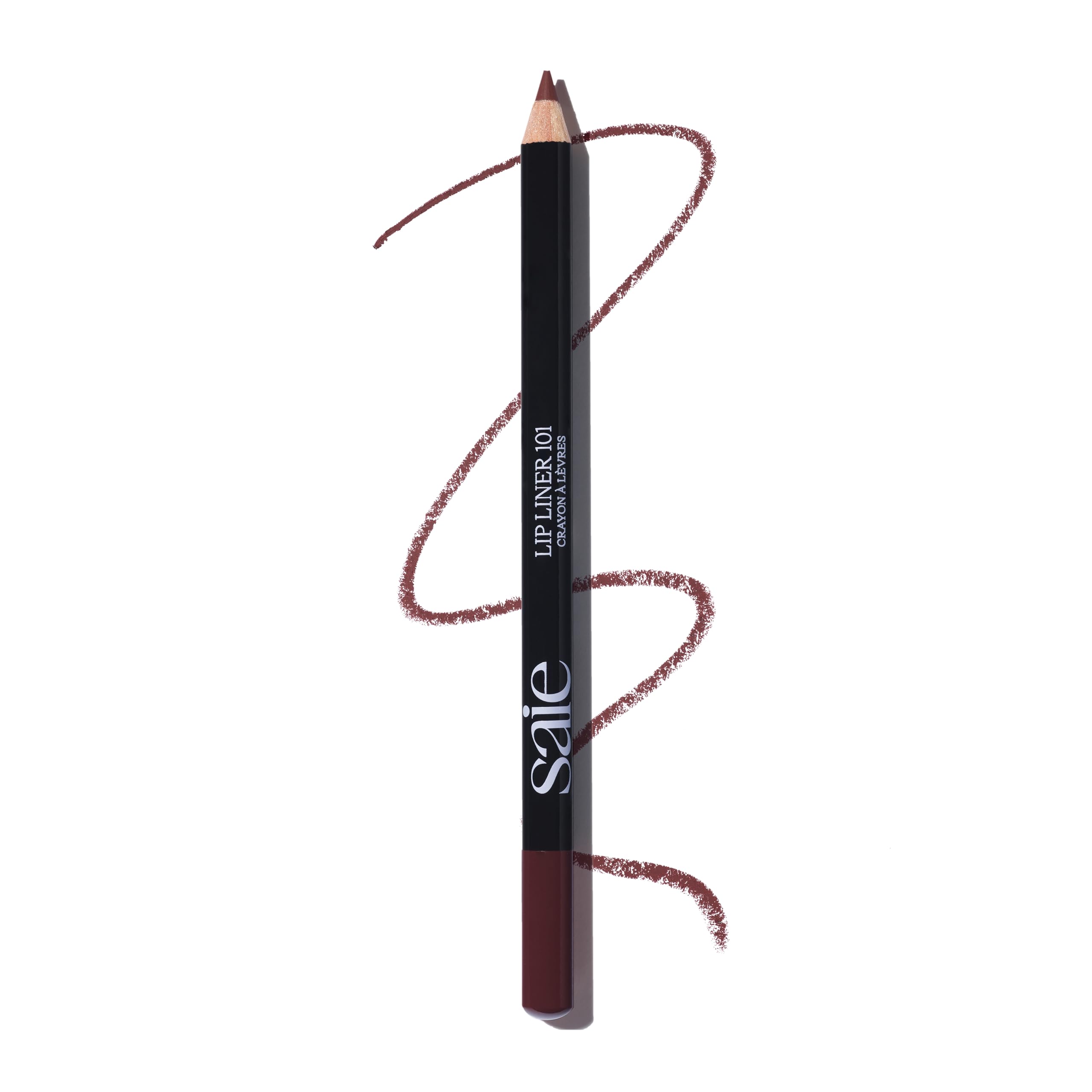 Saie Lip Liner 101 - Lip Pencil Made with a Creamy, Soft Matte Formula for a Naturally Framed or Fully Filled Look - Supercharged with Shea Butter & Jojoba Oil - Tease (.05 oz) SaieAu supplements