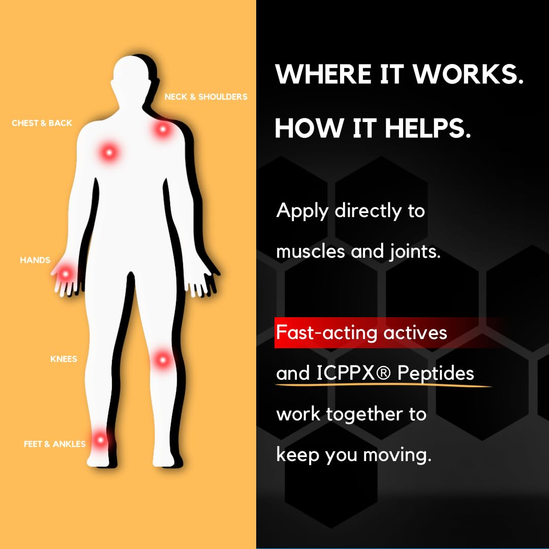 PEP+ STRYDE HEAT - Peptide-Powered Muscle & Joint Care Cream for Pre-Workout Activation - Warming Capsaicin Formula, Fast-Absorbing, Non-Greasy, Travel-Ready 0.34 fl oz (2-Pack, 30-40 Uses per Bottle) PEP+ STRYDEAu supplements