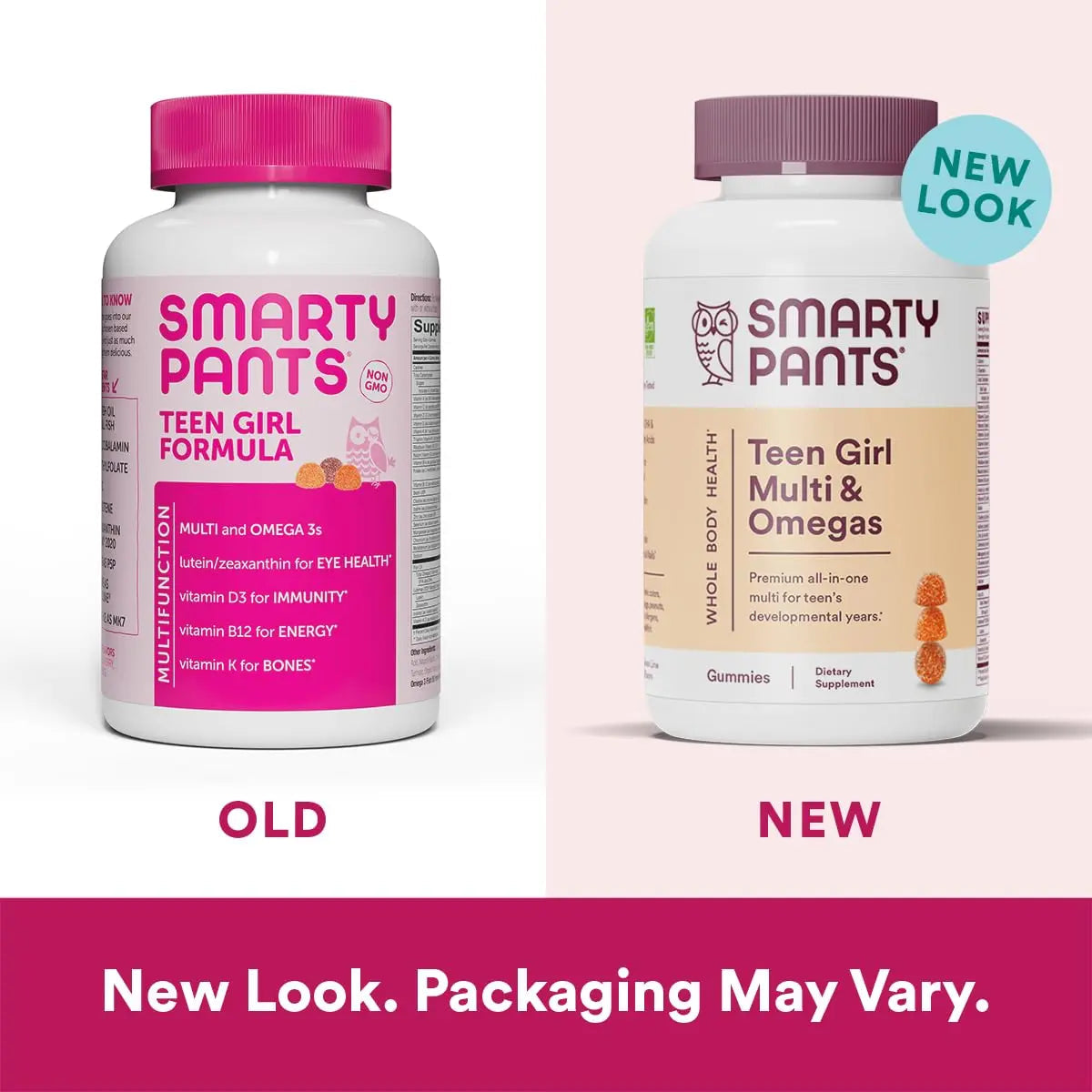 SmartyPants Teen Girl Multivitamin Gummies: Omega 3 Fish Oil (EPA/DHA), Vitamin D3, C, Vitamin B12 & Kids Multivitamin Gummies SmartyPantsAu supplements