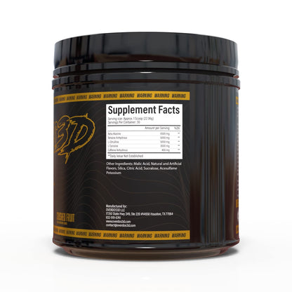 OVERDOS3D Pre-Workout Powder | Ultra-High Dosage | for Advanced Users ONLY Heath SecretUS supplements
