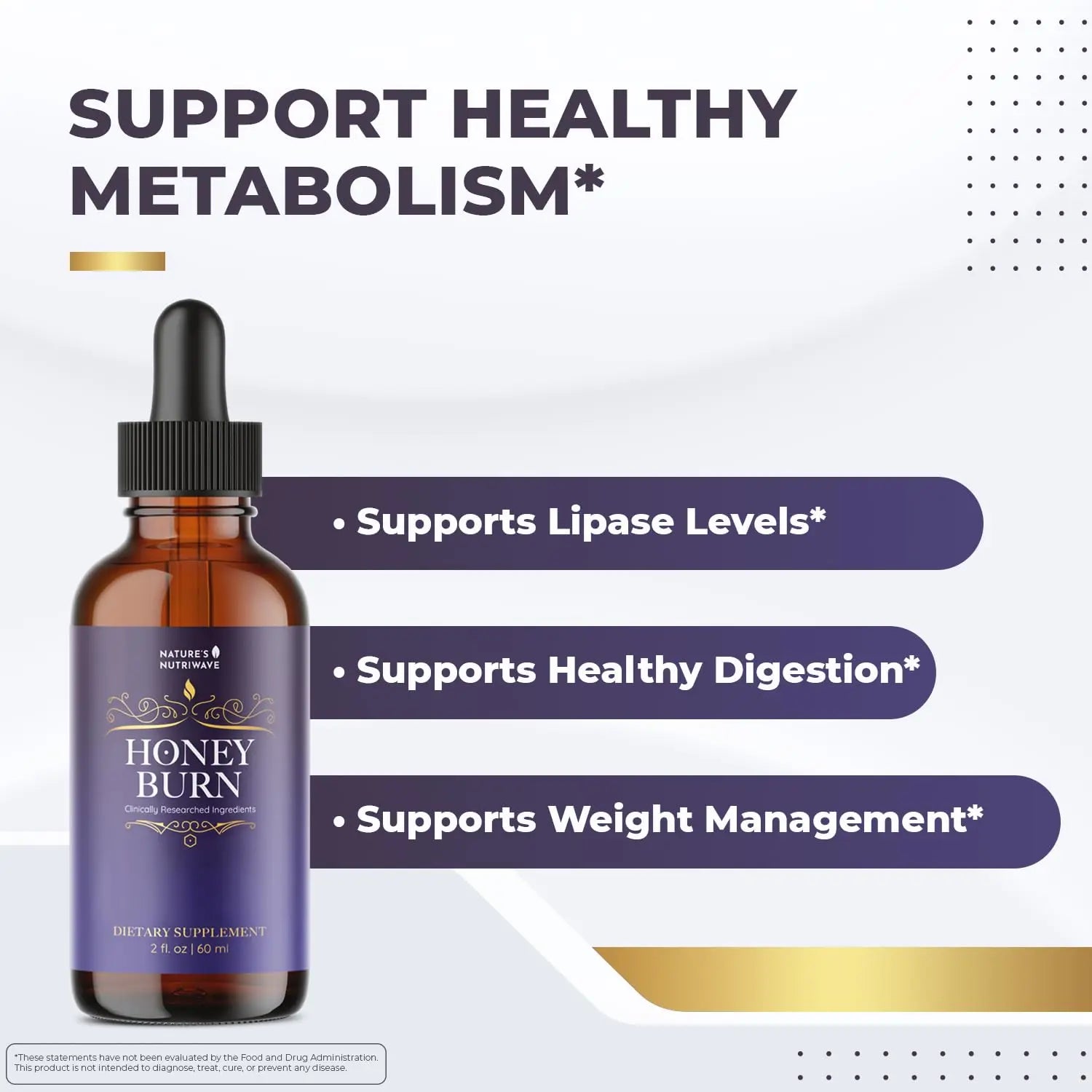 HoneyBurn Purple Honey – Natural Daily Supplement with 11 Plant & Bee-Based Ingredients – Supports Healthy Digestion & Balanced Body Routine – 60 ml, 30 Servings, 1 Month Supply Nature’s NutriWavenz supplements
