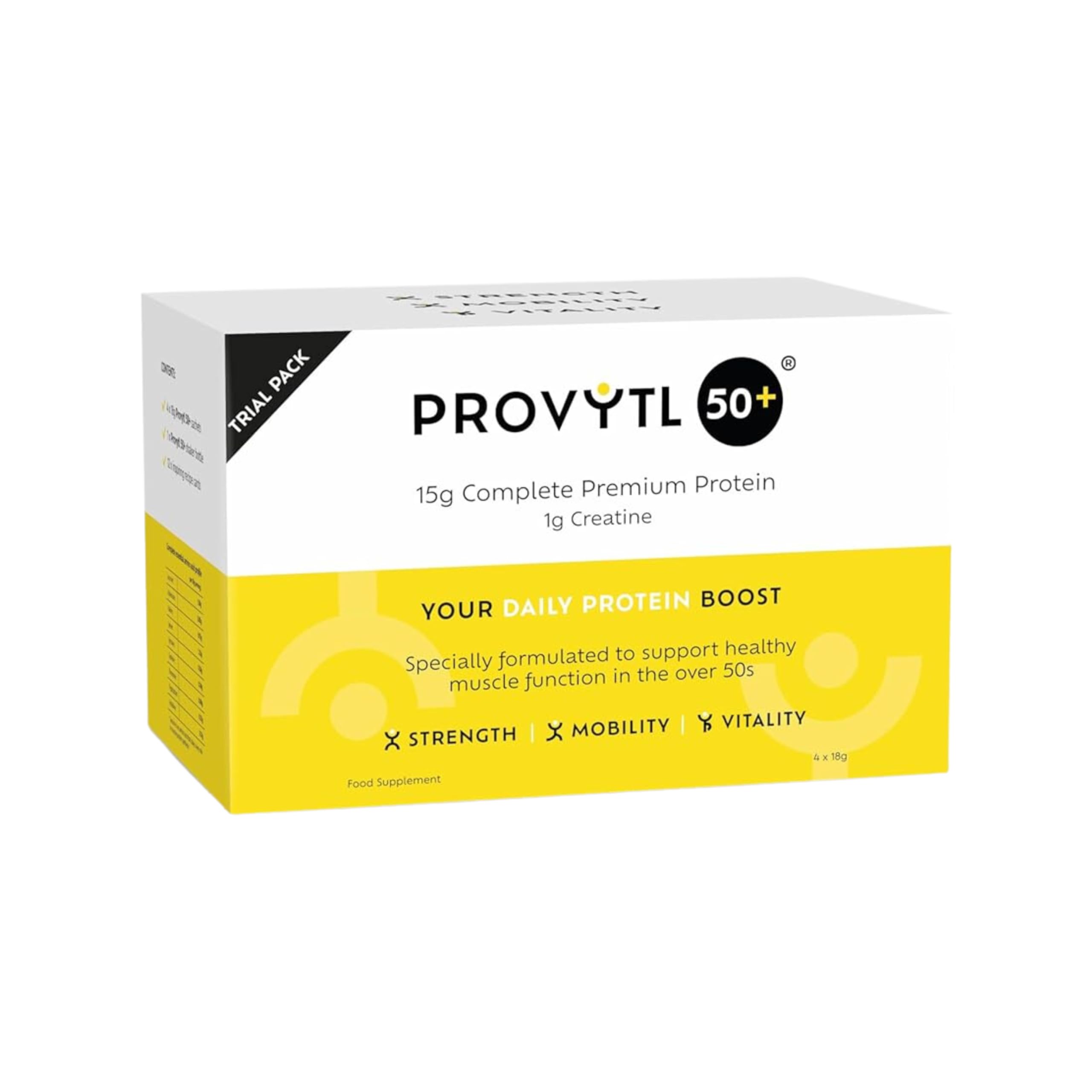 Provytl 50+ Trial Pack- Protein Powder Sachets for Men & Women Over 50 - Supports Muscle Function ProvytlAu supplements