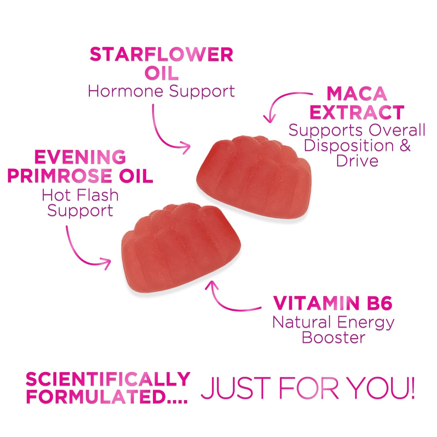 Nature's Glow Menopause Relief Vitamin Gummy for Women - Effective Menopause Nature's GlowUS supplements