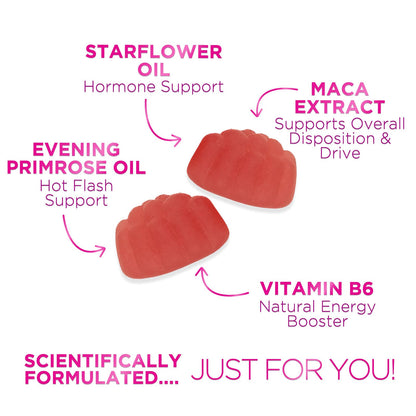 Nature's Glow Menopause Relief Vitamin Gummy for Women - Effective Menopause Nature's GlowUS supplements