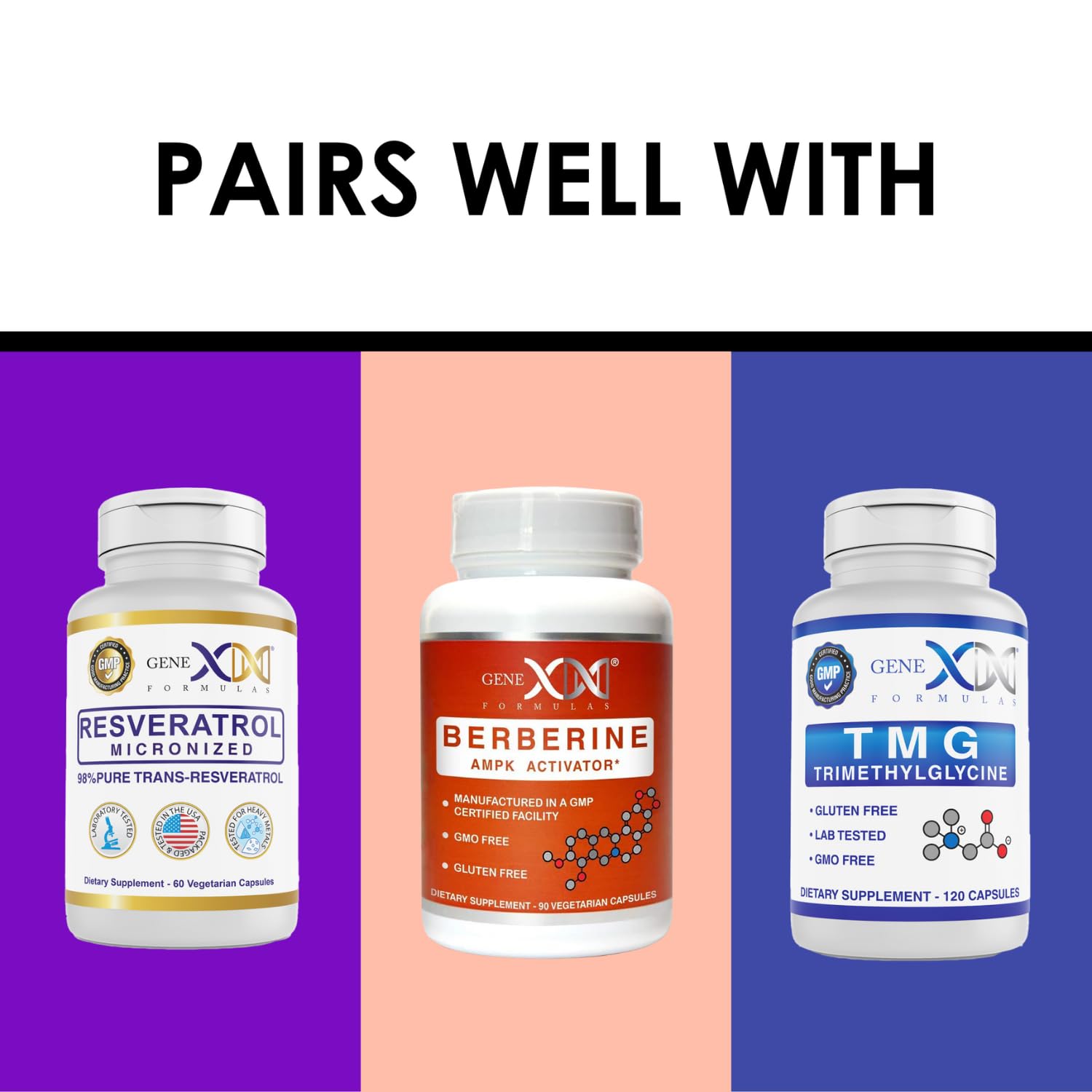 Genex Formulas NAD+ 250mg Serving 60 Capsules Nicotinamide Adenine Dinucleotide (Actual NAD+ Not a Precursor) (1) Genex FormulasAu supplements