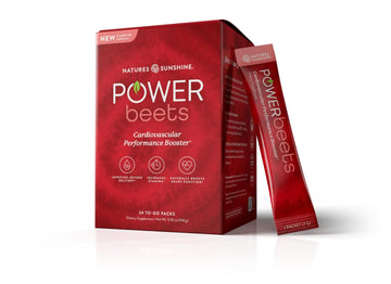 Nature's Sunshine Power Beets – Patented Nutrient Blend of Beet Root Powder and Nutrients to Promote Performance, Mental Clarity, & Vitality – Non-GMO, Soy & Gluten Free – 24 to-Go Packs Nature's SunshineAu supplements