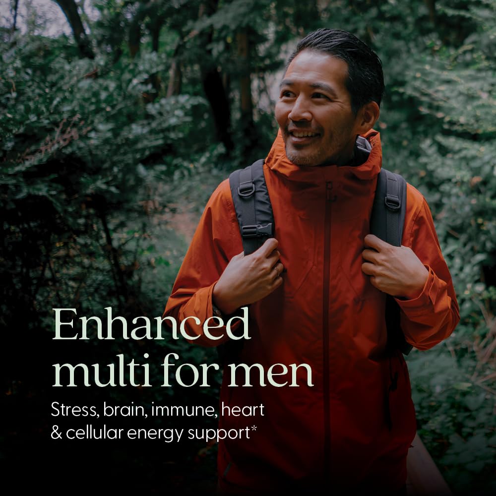 New Chapter Men's Multivitamin Advanced Formula for Stress, Brain, Immune, Heart & Energy Support, Higher Levels of Whole New ChapterAu supplements