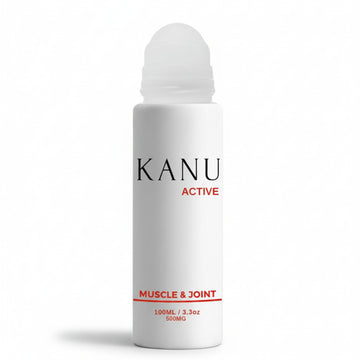 Muscle & Joint Relief Roll-On Cooling Serum- 3.3 oz- Fast Absorbing Pain Relief for Sore Muscles and Joints- Workout Recovery and Joint Support for Athletes and Active Lifestyles KANUAu supplements