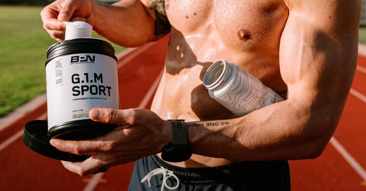 BARE PERFORMANCE NUTRITION, BPN G.1.M Go One More Sport, Endurance Training Fuel, Superior Carbohydrate & Electrolytes Powder Formula, Reduce Fatigue, Lemon Lime, 25 Servings BARE PERFORMANCE NUTRITIONAu supplements