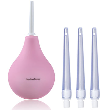 TopQuaFocus 8oz Enema Bulb Kit Anal and Vaginal Douche Bulb for Men Flushing System Enemas Silicone TopQuaFocusAu supplements
