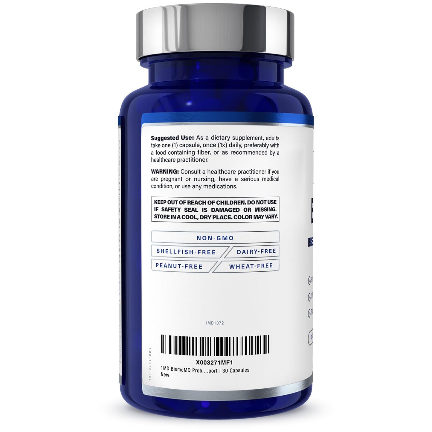 1MD Nutrition BiomeMD Probiotics for Women - Daily Prebiotics and Probiotics for Women - More Than 60 Billion CFUs, 15 Strains - Womens Probiotic to Support Urinary 1MD NutritionUS supplements