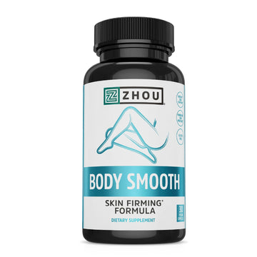 Zhou Body Smooth - Cellulite Pills for Women, Dimpless Anti Cellulite Supplement for Firm Smooth Skin with Hyaluronic Acid & Vitamin C, Skincare for Thigh, Legs, Butt, Supports Hydration - 30 Capsules ZHOUAu supplements