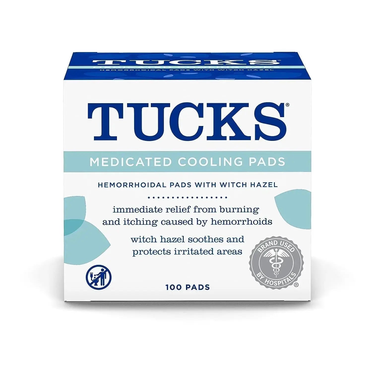TUCKS Medicated Cooling Pads, 100 Count – Hemorrhoid Pads with Witch Hazel, Cleanses Sensitive Areas, Protects from Irritation, Hemorrhoid Treatment, Medicated Pads Used by Hospitals TUCKSAu supplements