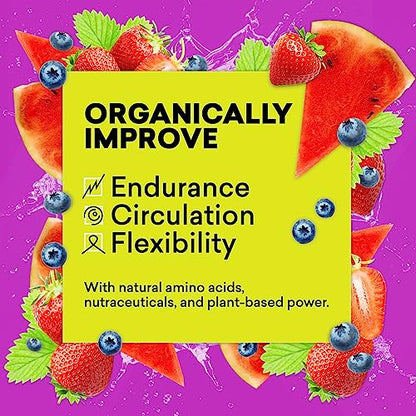 EBOOST POW Natural Pre Workout Powder - 20 Servings - Berry Melon Fizz - Pre Workout EBOOSTUS supplements