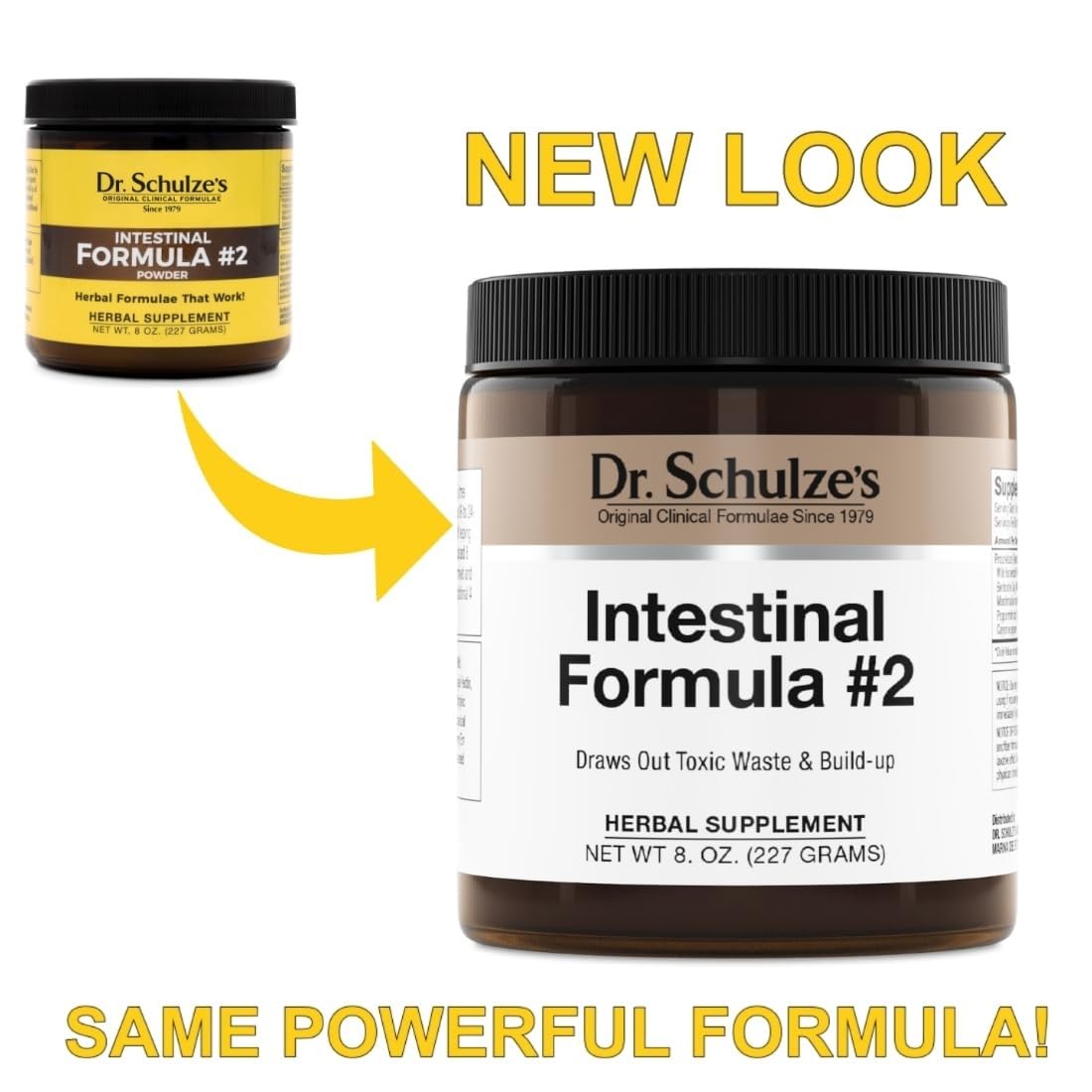 Dr. Schulze's Intestinal Formula #2 - Cleansing Supplement for Colon Health Support - Supports Daily Elimination - Plant-Based Herbal Supplement - Gluten-Free & Vegan - 8 oz Dr. Schulze'sAu supplements