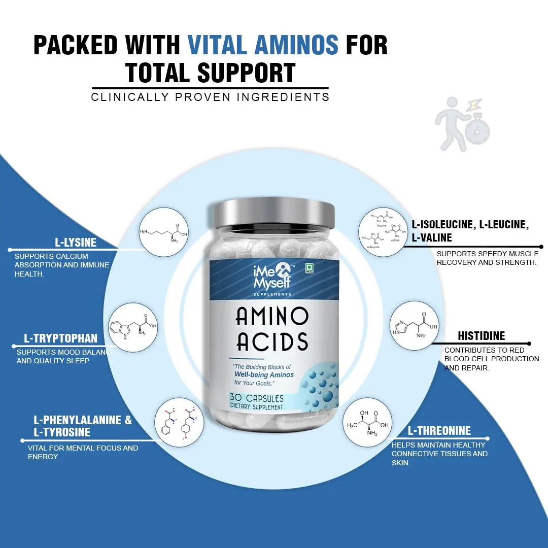 iMeMyself Amino Acid | 30 Veg Capsules iMeMyselfnz supplements
