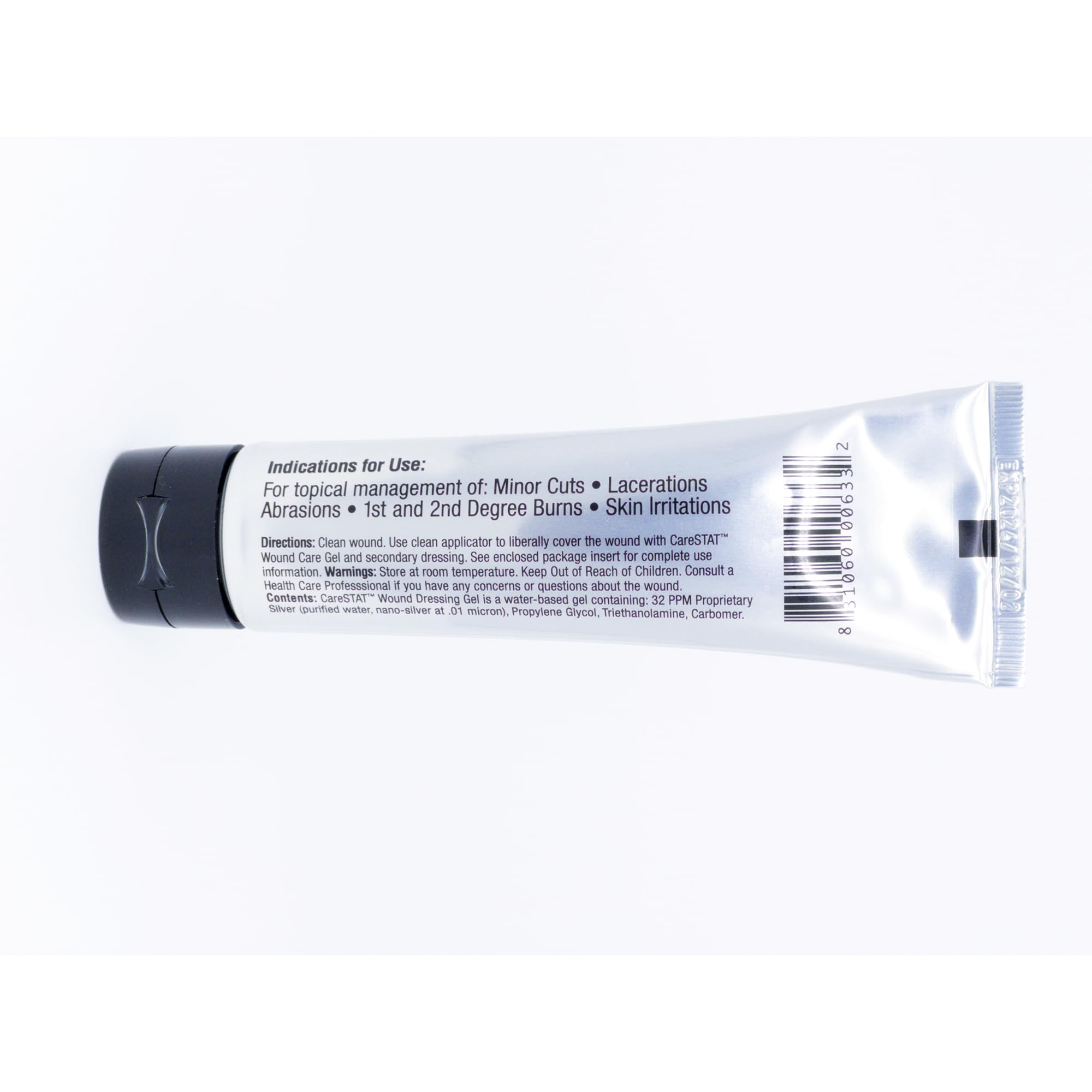 CareSTAT First Aid Kit Gel | 32 PPM Silver Healing Wound Dressing Solution | SilverSol Ag₄ CareSTATAu supplements
