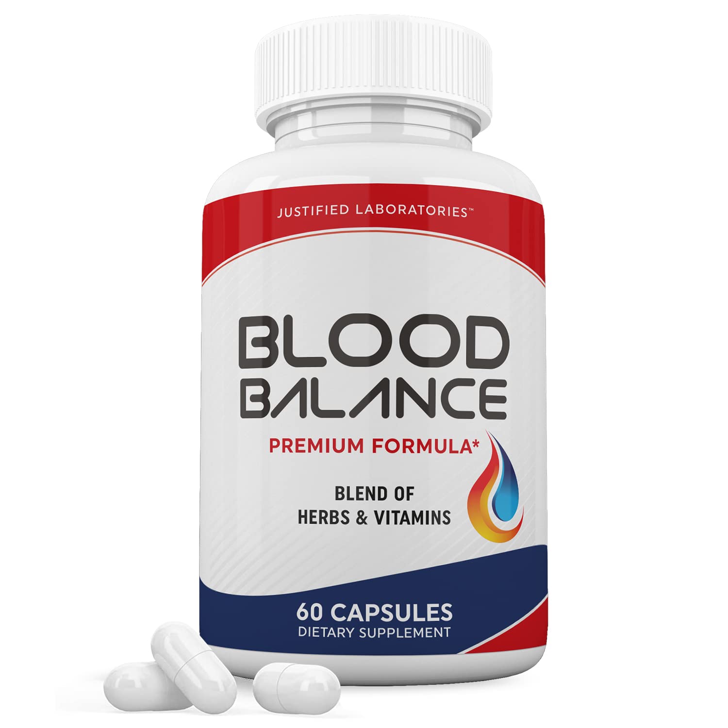 Blood Balance Advanced Formula 620MG Formula Supplement Pills 60 Capsules Justified LaboratoriesAu supplements
