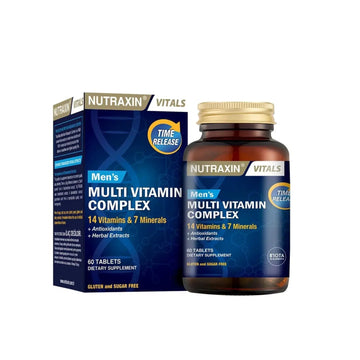 Nutraxin Men's Multivitamin & Mineral Complex, 60 Tablets NutraxinAu supplements