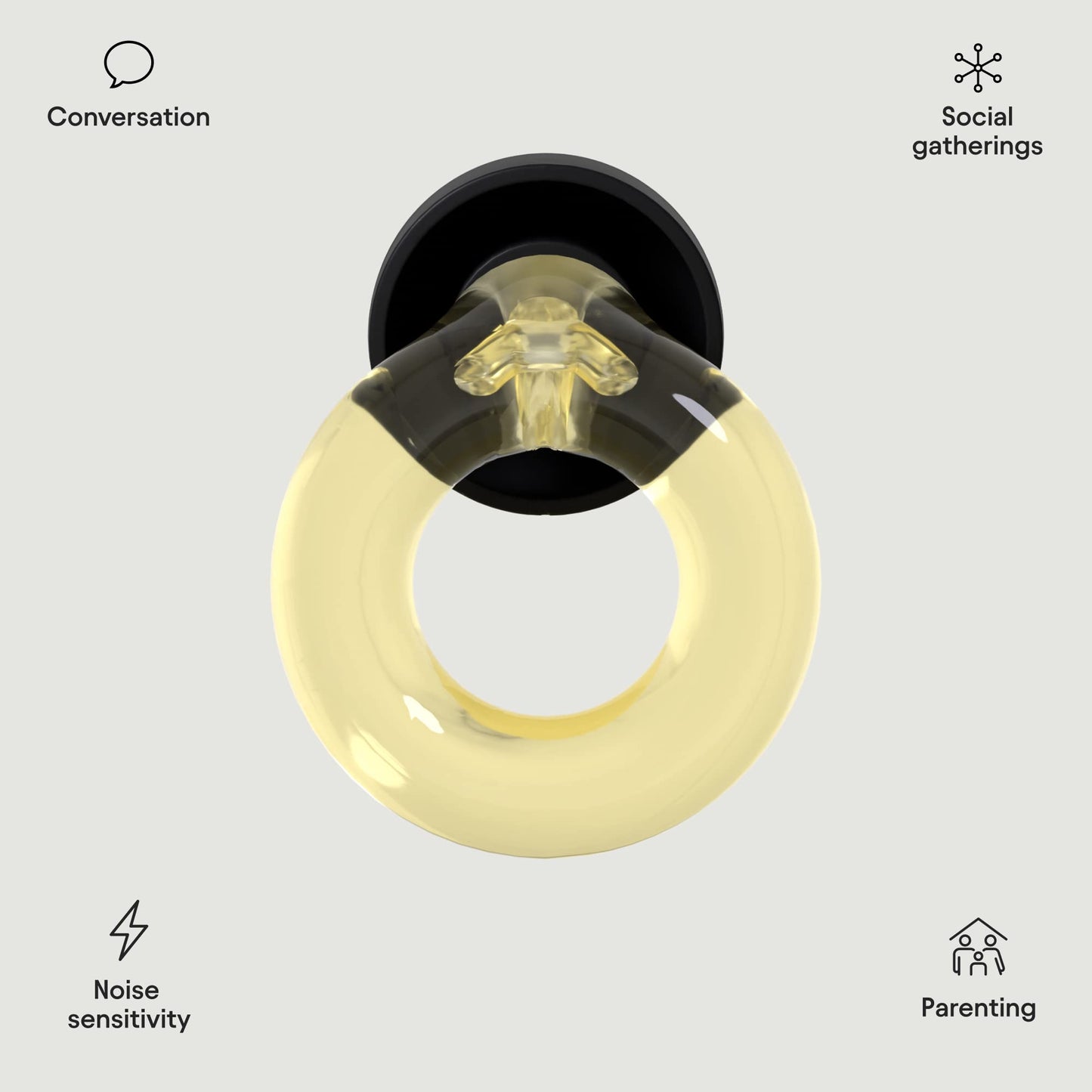 Loop Engage Earplugs for Conversation – Low-Level Noise Reduction LoopUS supplements
