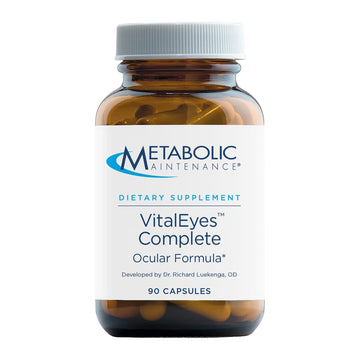 Metabolic Maintenance Vital Eyes Complete - Ocular Support Multivitamin with Lutein + Zeaxanthin (90 Capsules) Metabolic MaintenanceAu supplements