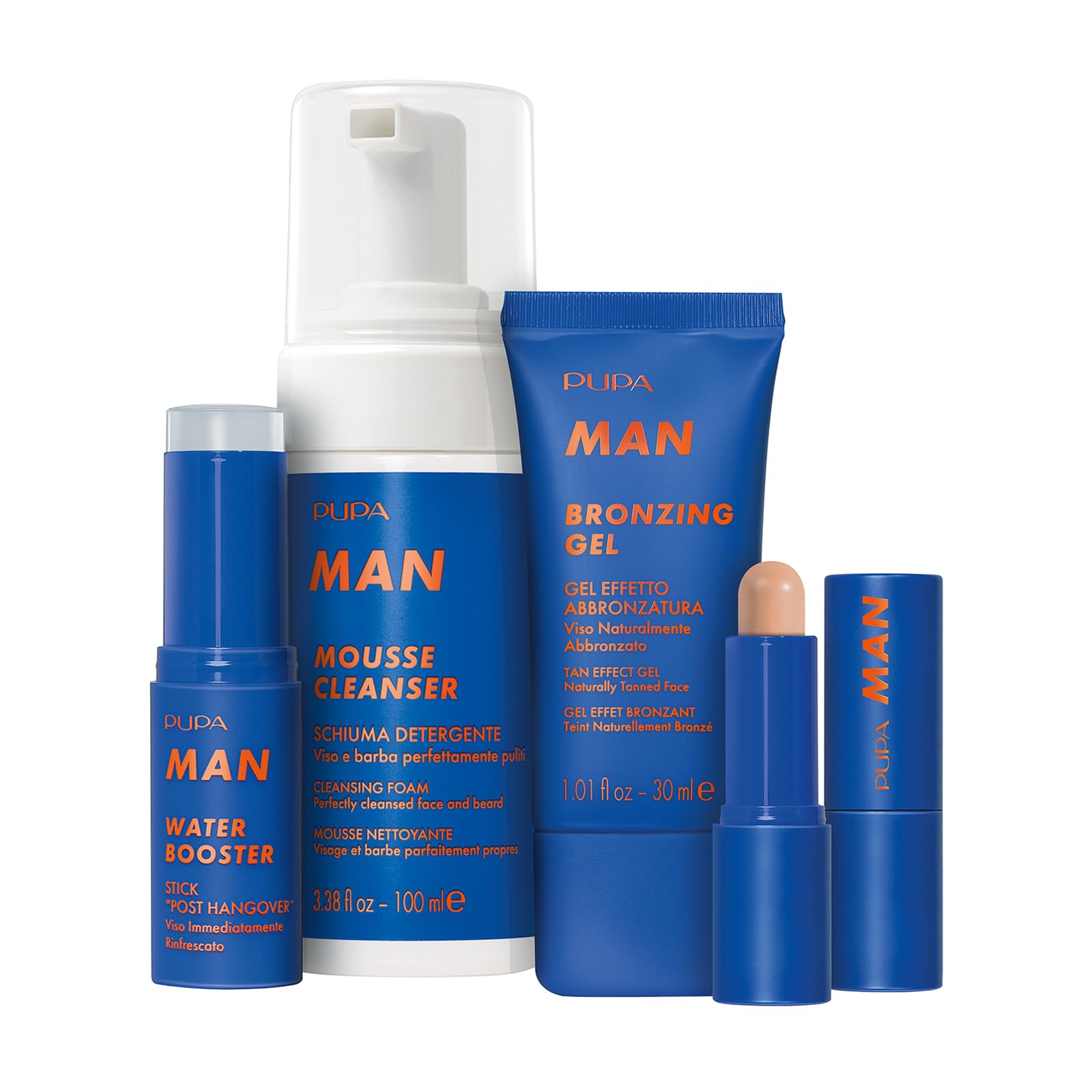 Pupa Milano Bronzing Gel, 001, 1.01 oz - Tan Effect Bronzer Gel - Liquid Matte Bronzer - Lightweight - With Hydrating Coconut Water - Makeup for Men Pupa MilanoAu supplements
