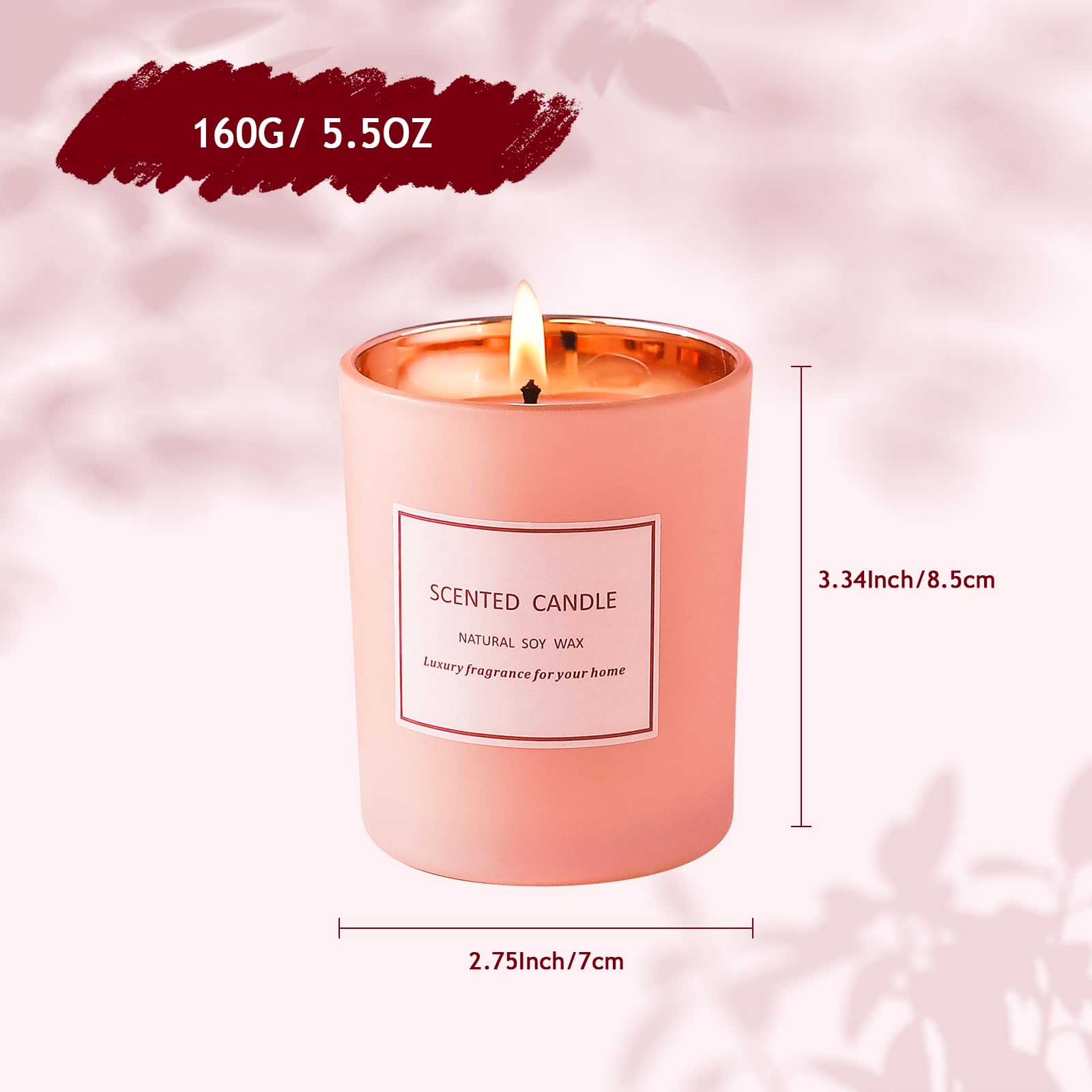 POWSHELF Scented Candle Gifts for Women, Bathroom Decor Candle for Home Scented, 5.5 Oz Jar POWSHELFAu supplements