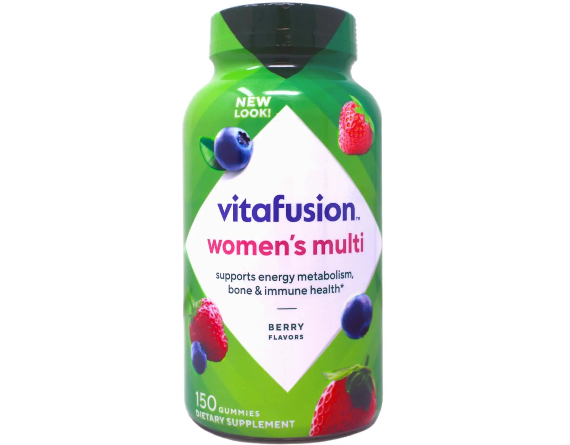 Vitafusion 150 Count with Vitamins A, C, D, E, B-6 and B-12 Womens Multivitamin Gummies, Berry Flavored Daily Vitamins for Women VitafusionAu supplements