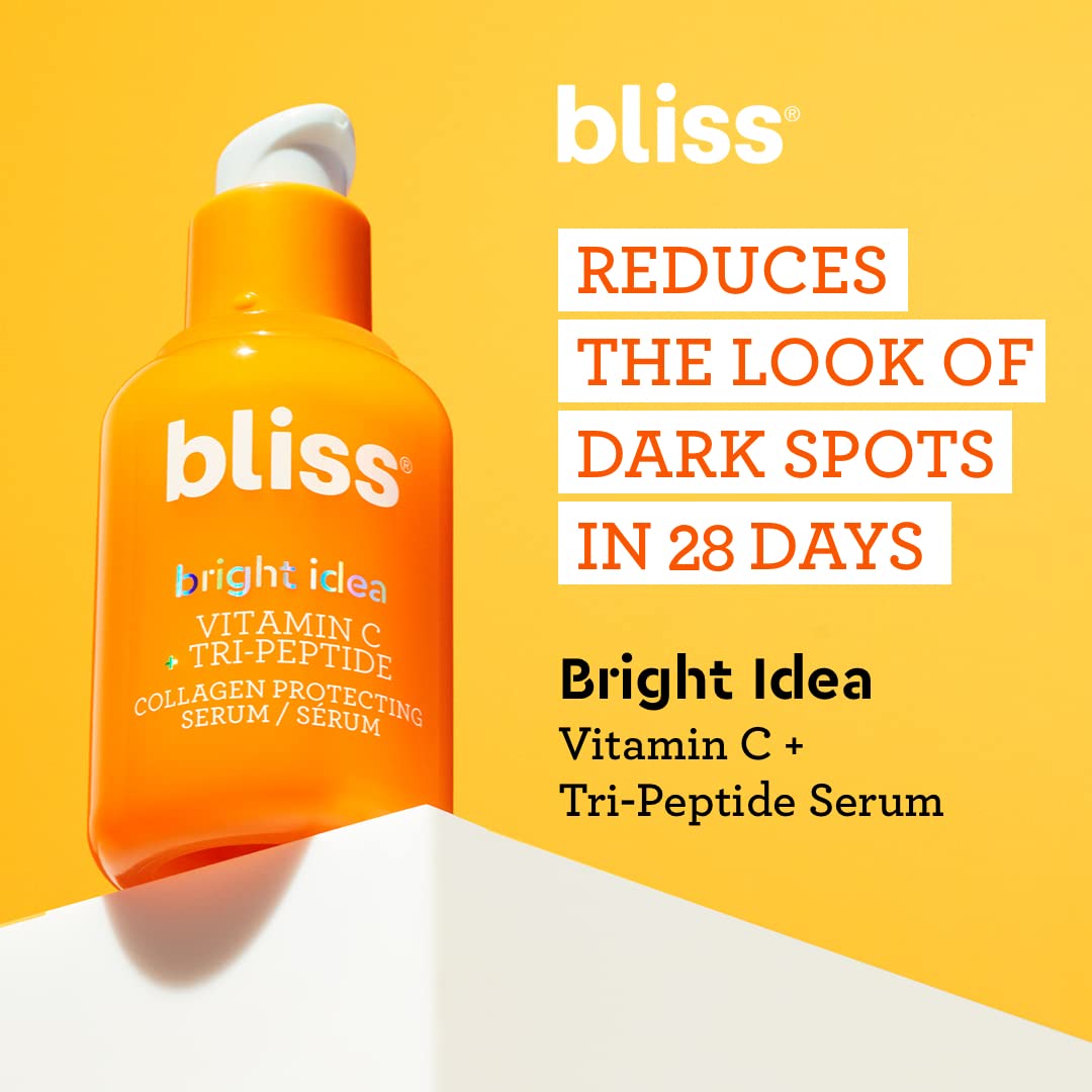 Bliss Bright Idea Vitamin C + Tri-Peptide Brightening Serum - 1 Fl Oz - Hydrating BlissAu supplements